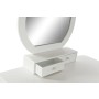 Coiffeuse DKD Home Decor Miroir Naturel Blanc Bois MDF (75 x 40 x 129 cm)