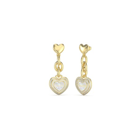Boucles d´oreilles Femme Guess JUBE04024JWYGWHT-U Acier inoxydable 2,5 cm