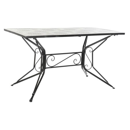 Table de Salle à Manger DKD Home Decor Mosaïque Céramique Forge (140 x 70 x 75,5 cm)