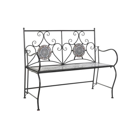 Banc DKD Home Decor Céramique Mosaïque Forge (111 x 54 x 88 cm)