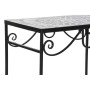 Jeu de 2 tables DKD Home Decor Céramique Noir Multicouleur Forge (2 pcs) (48 x 30 x 58 cm)