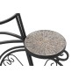 Cache-pot DKD Home Decor Bicyclette Céramique Mosaïque Noir Forge (70 x 28 x 57 cm)