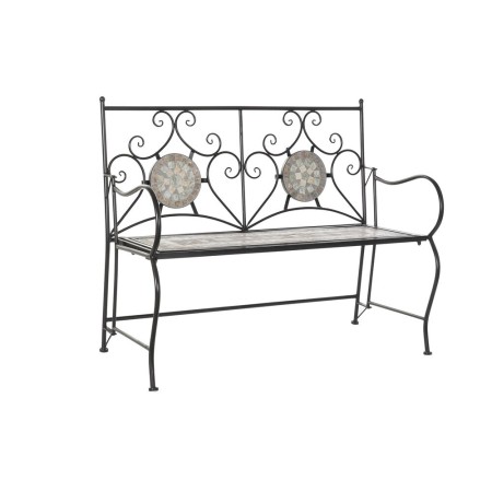 Banc DKD Home Decor Céramique Mosaïque Forge (111 x 54 x 88 cm)