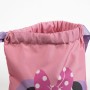 Bolsa Mochila con Cuerdas Minnie Mouse Rosa 27 x 33 x 1 cm