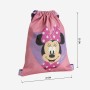 Sac à dos serré par des ficelles Minnie Mouse Rose 27 x 33 x 1 cm