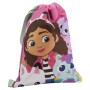 Sac à dos serré par des ficelles Gabby's Dollhouse Rose 27 x 33 x 1 cm
