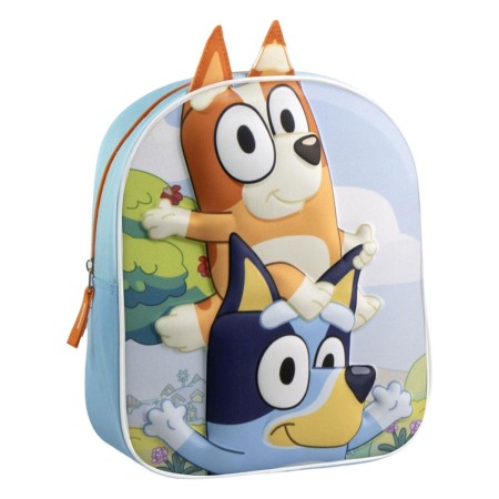 Mochila Escolar Bluey Azul 22 x 27 x 10 cm