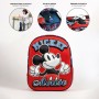 Mochila Escolar Mickey Mouse Rojo 25 x 31 x 10 cm