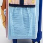 Mochila Escolar 3D con Ruedas Bluey Rosa
