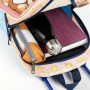 Mochila Escolar 3D con Ruedas Bluey Rosa
