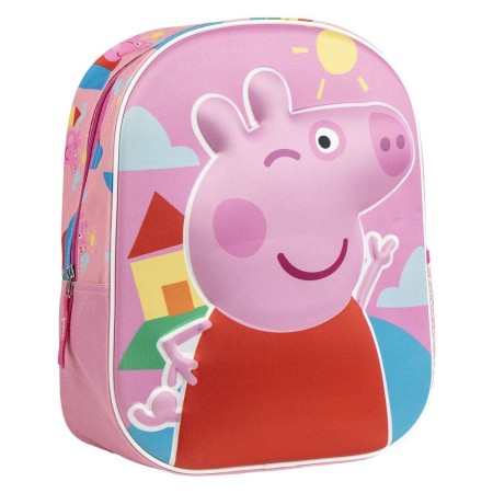 Mochila Escolar Peppa Pig Rosa 25 x 31 x 10 cm