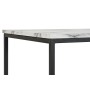 Table Basse DKD Home Decor Noir Blanc Métal Bois MDF (110 x 55 x 45 cm)