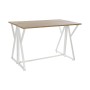 Bureau DKD Home Decor Naturel Métal MDF Blanc (120 x 70 x 75 cm)