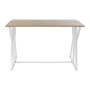 Bureau DKD Home Decor Naturel Métal MDF Blanc (120 x 70 x 75 cm)