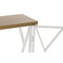 Bureau DKD Home Decor Naturel Métal MDF Blanc (120 x 70 x 75 cm)