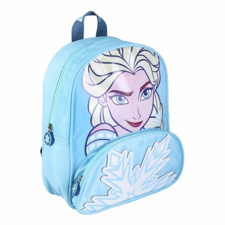 Mochila Escolar Frozen Azul