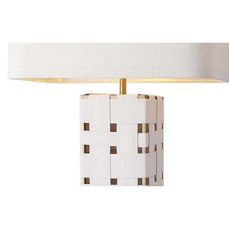Lampe de bureau Home ESPRIT Blanc Doré