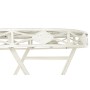 Table de Salle à Manger DKD Home Decor Blanc Métal (70 x 70 x 73 cm)