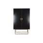 Armoire DKD Home Decor Noir Métal Peuplier (110 x 50 x 180 cm)