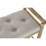Banquette DKD Home Decor  Naturel Beige Marron Coton Bambou (55 x 36 x 54 cm)