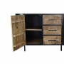 Buffet DKD Home Decor Naturel Noir Métal Bois de manguier (120 x 43 x 81,5 cm)