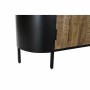 Buffet DKD Home Decor Naturel Noir Métal Bois de manguier (120 x 43 x 81,5 cm)