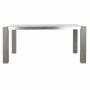 Table de Salle à Manger DKD Home Decor Verre Gris Aluminium Chêne Verre trempé (162 x 92 x 74 cm)