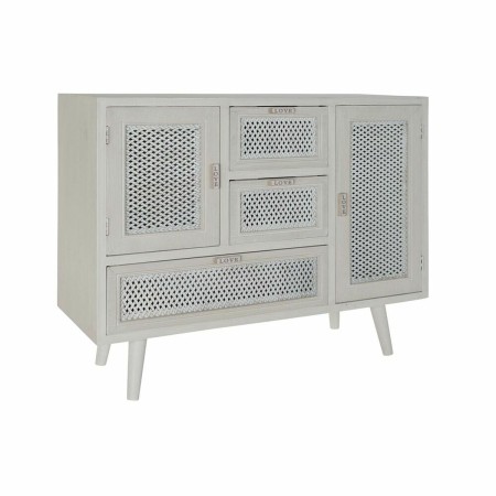 Caisson à Tiroirs DKD Home Decor Bois MDF Blanc (90 x 35 x 73 cm)