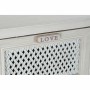 Caisson à Tiroirs DKD Home Decor Bois MDF Blanc (90 x 35 x 73 cm)