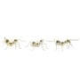Bolso Mujer DKD Home Decor Dorado 23 x 15 x 11 cm (3 Unidades)