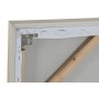 Cadre Home ESPRIT Blanc Beige Abstrait Moderne 100 x 3,5 x 100 cm (2 Unités)