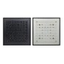 Cadre Home ESPRIT Blanc Noir Abstrait Moderne 100 x 3,5 x 100 cm (2 Unités)