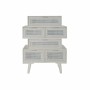 Caisson à Tiroirs DKD Home Decor Bois Blanc (60 x 32,5 x 84 cm)