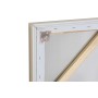 Cuadro Home ESPRIT Beige Gris Abstracto Moderno 100 x 3,5 x 100 cm (2 Unidades)