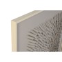 Cuadro Home ESPRIT Beige Gris Abstracto Moderno 100 x 3,5 x 100 cm (2 Unidades)