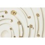 Cadre Home ESPRIT Beige Gris Moderne Cercles 100 x 3,5 x 100 cm (2 Unités)
