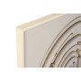 Cadre Home ESPRIT Beige Gris Moderne Cercles 100 x 3,5 x 100 cm (2 Unités)