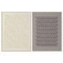 Cadre Home ESPRIT Beige Gris Abstrait Moderne 90 x 3,5 x 120 cm (2 Unités)