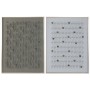 Cadre Home ESPRIT Vert Gris Abstrait Urbaine 90 x 3,5 x 120 cm (2 Unités)