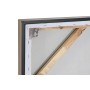 Cadre Home ESPRIT Vert Gris Abstrait Urbaine 90 x 3,5 x 120 cm (2 Unités)