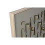 Cadre Home ESPRIT Vert Gris Abstrait Urbaine 90 x 3,5 x 120 cm (2 Unités)