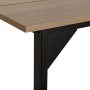 Mesa de Comedor Versa Collins Metal Melamina Madera MDF 75 x 80 x 164,5 cm