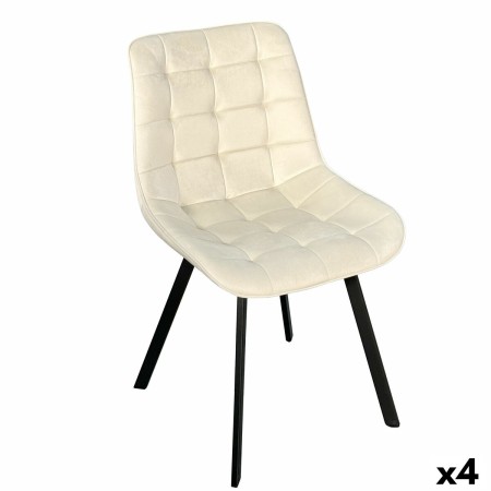 Silla Versa RHODES Beige 55 x 82 x 51 cm (4 Unidades)