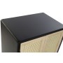 Buffet DKD Home Decor Naturel Noir Doré Rotin Pin (60 x 40 x 100 cm)