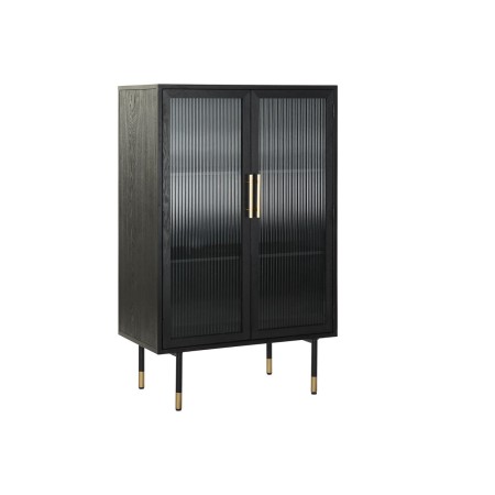 Buffet DKD Home Decor Verre Noir MDF (70 x 38 x 110 cm)