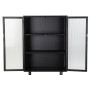 Buffet DKD Home Decor Verre Noir MDF (70 x 38 x 110 cm)