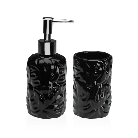 Ensemble de Bain Versa Noir Dolomite 6,8 x 17 x 6,8 cm