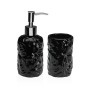 Ensemble de Bain Versa Noir Dolomite 6,8 x 17 x 6,8 cm