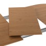 Mesa de Comedor Versa DOINYO Blanco Metal Madera MDF 80 x 75 x 160 cm
