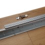Mesa de Comedor Versa DOINYO Negro Metal Madera MDF 80 x 75 x 160 cm